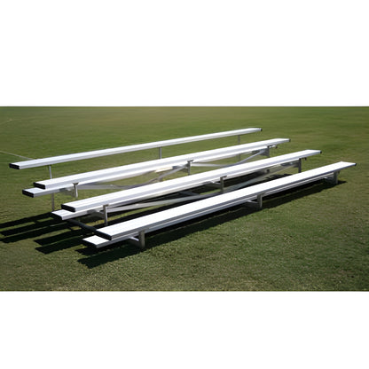 Bleachers Four Rows Low Rise Aluminum -  GT-4RXX-LR