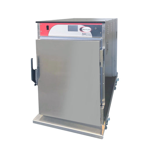 BevLes - HRHO44P84, BevLes Tender Touch 1/2 Size Roast & Hold Oven, Narrow Width, 240V, in Silver - HRHO44P84