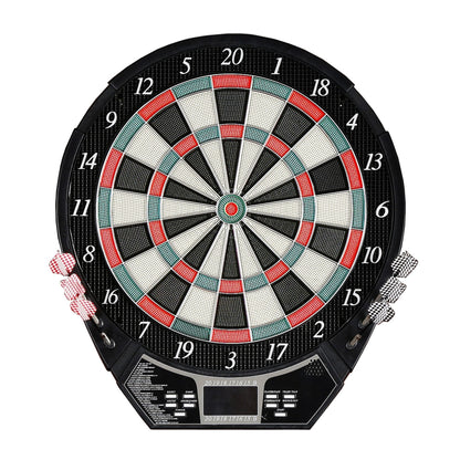 Hathaway Outlaw Free Standing Cherry Dartboard Cabinet Set - BG1040