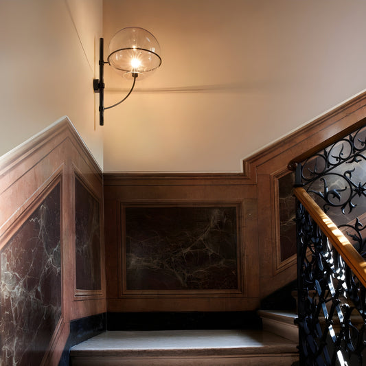 Oluce Lyndon Outdoor Wall Lamp - OL-LYNDON-160M-BL