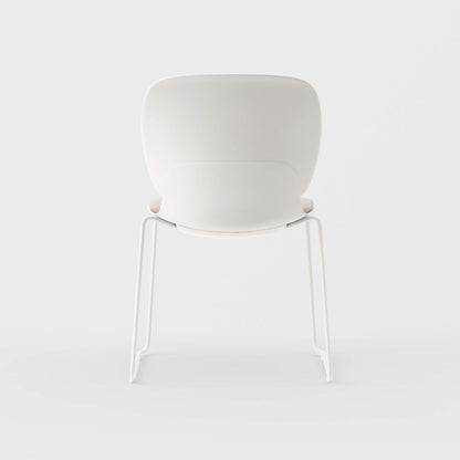 Maari Chair Sled Base with Upholstered Seat - BP00650