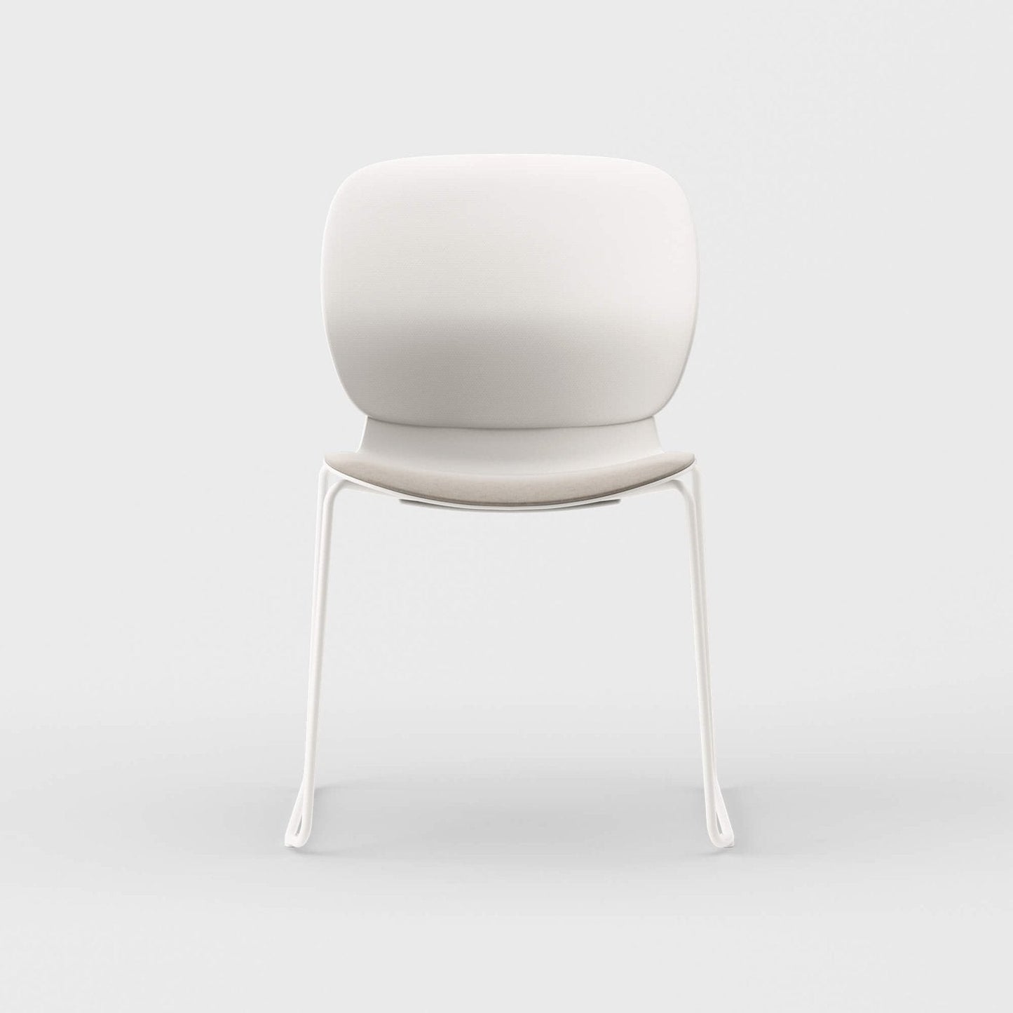 Maari Chair Sled Base with Upholstered Seat - BP00650