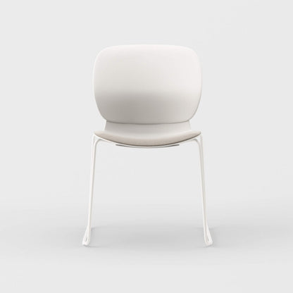 Maari Chair Sled Base with Upholstered Seat - BP00650