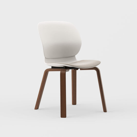 Maari Chair Wood Base with Upholstered Seat - BP00865