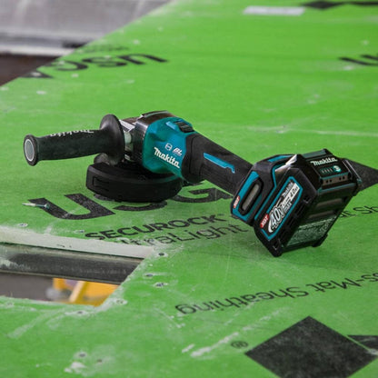 MAKITA 40V Max XGT GAG01M1 Brushless Cordless 4‑1/2” / 5" Angle Grinder Kit, with Electric Brake (4.0Ah) - GAG01M1
