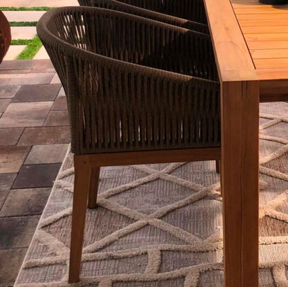Royal Teak Collection Malibu Dining Chair Desert Sand- MALCH