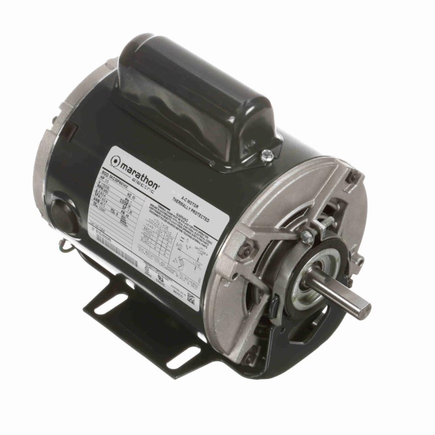 Marathon Motors MC208 C208 General Purpose Single Phase ODP Motor - MC208