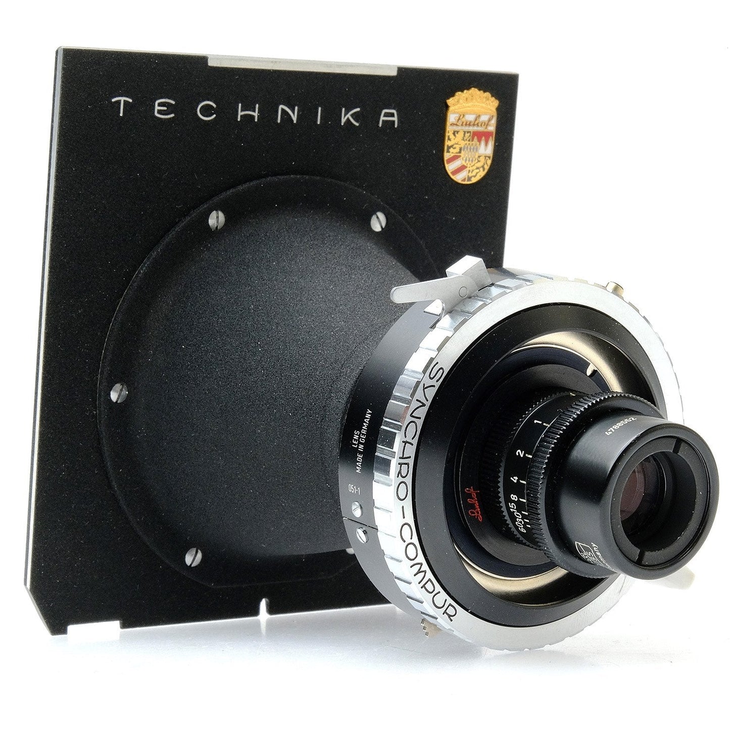 Linhof 63mm f4.5 Luminar, Synchro Compur, Board 4788552 - 1357164