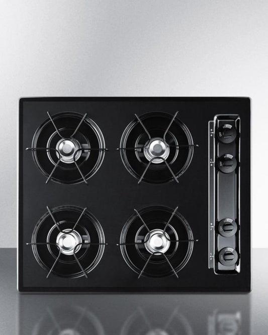 SUMMIT TNL03P 24" Wide 4-burner Gas Cooktop - TNL03P