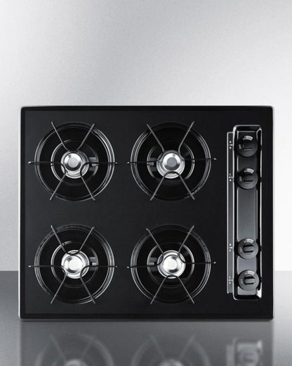 SUMMIT TNL03P 24" Wide 4-burner Gas Cooktop - TNL03P