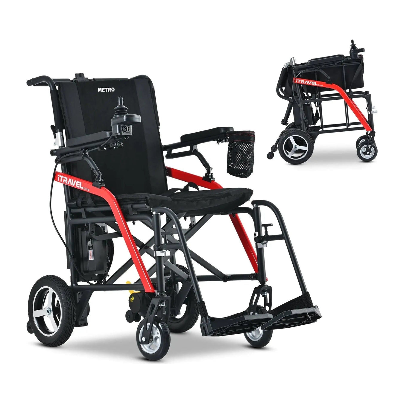 Metro Mobility iTravel Lite Electric Wheelchair Black
