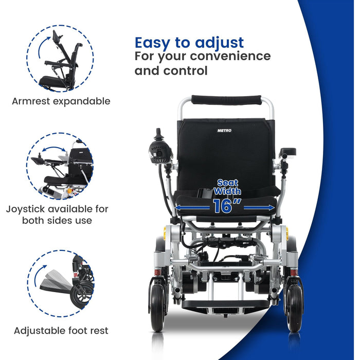 Metro Mobility iTravel Plus Portable Electric Wheelchair