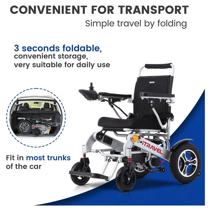 Metro Mobility iTravel Plus Portable Electric Wheelchair