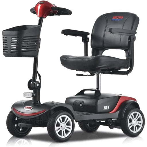 Metro Mobility M1 Portal 4-Wheel Mobility Scooter Red