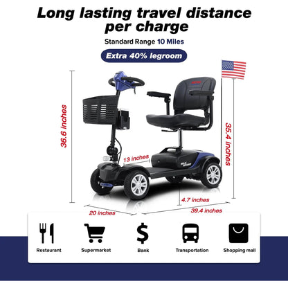 Metro Mobility Max Sport 4-Wheel Mobility Scooter