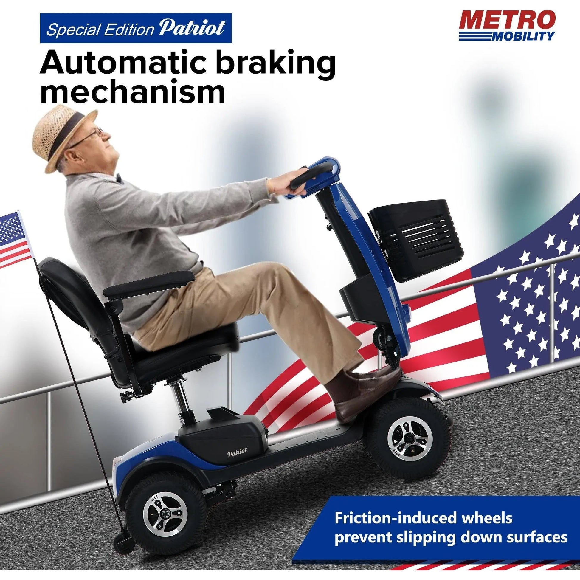 Metro Mobility Patriot 4-Wheel Mobility Scooter