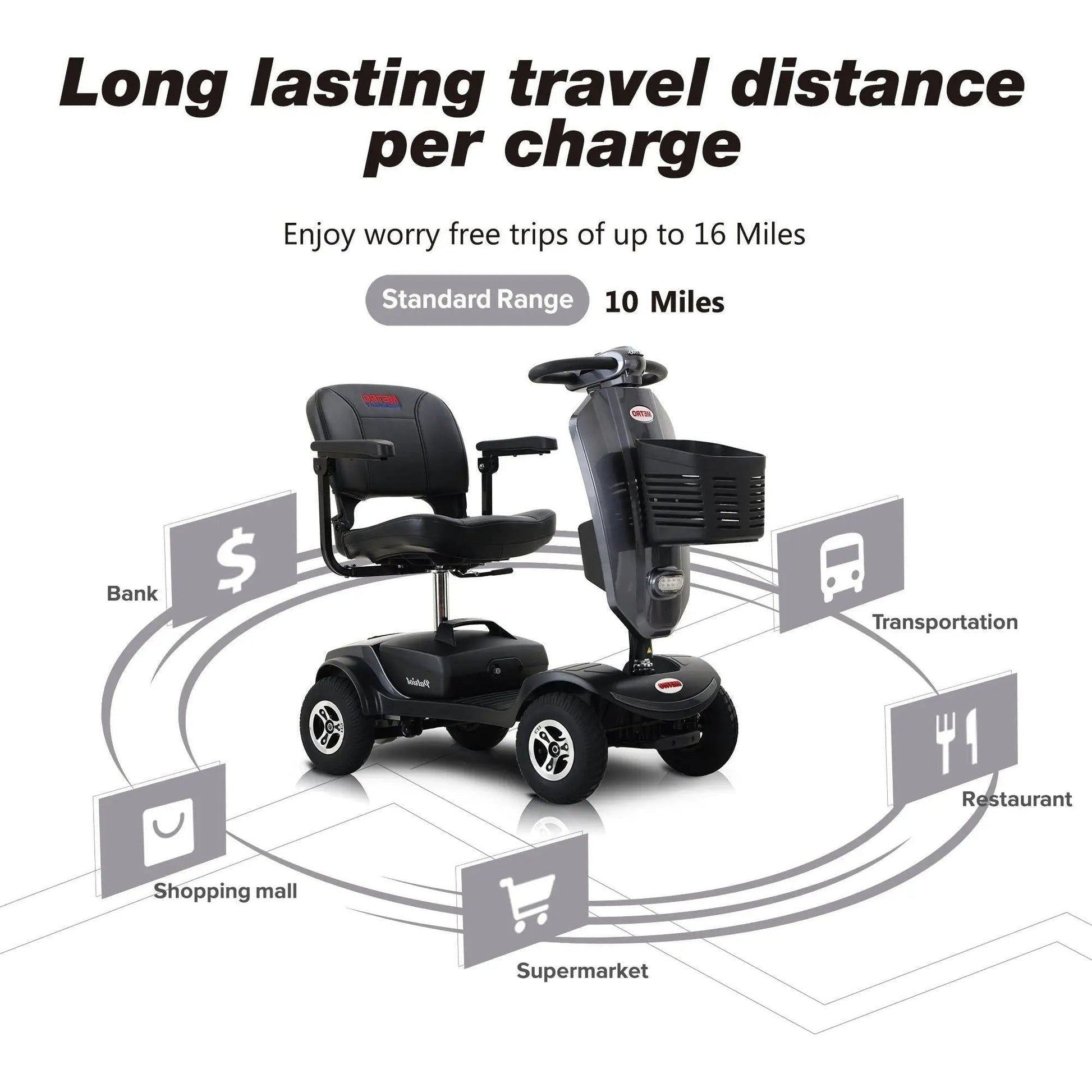 Metro Mobility Patriot 4-Wheel Mobility Scooter