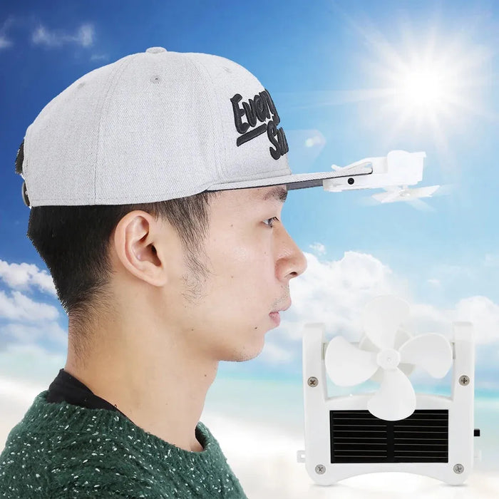 Mini Fan Solar Powered Hat Fan Mini Portable Solar Powered Hat Fan