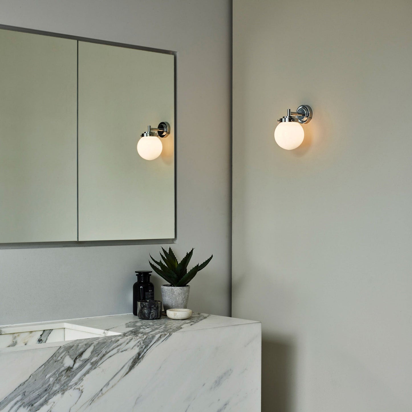 Original BTC Mini Globe Wall Light