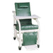 MJM International Bariatric Extra Wide Geriatric PVC Padded Chair with Leg Extensions & Tray