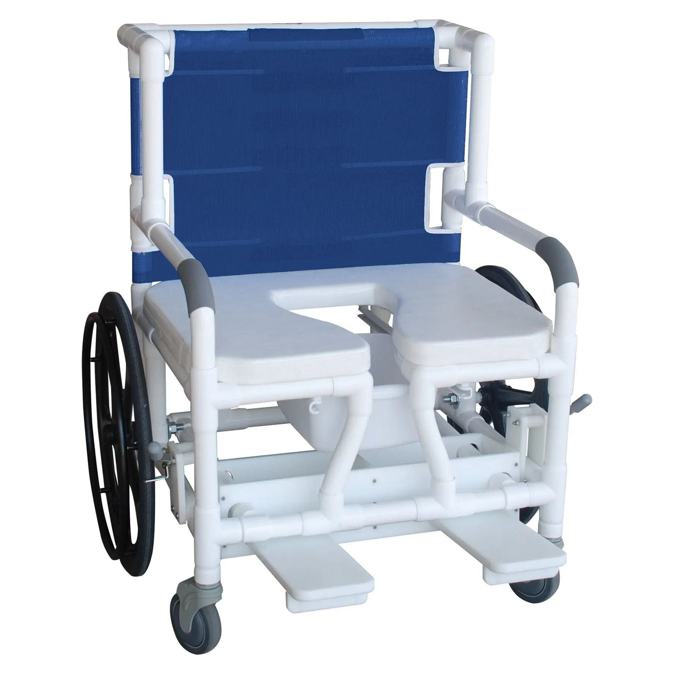 MJM International Bariatric Shower Gurney with 5 Position Elevating Headrest & Foam Pad