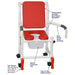 MJM International Deluxe Shower Chair with Soft Elongated Commode Seat and Cushion