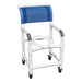 MJM International Standard PVC Shower Chair with Total Lock Casters