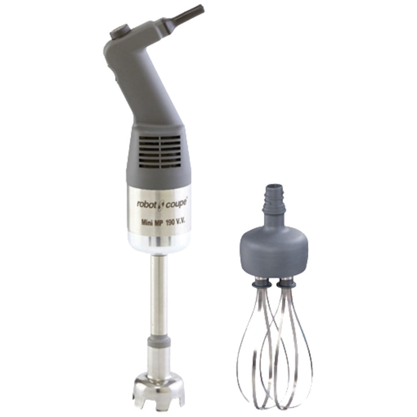 Robot Coupe MMP 190 VV Combi 8" Mini Variable Speed Immersion Blender with Whisk - RCMMP190VVCOMBI