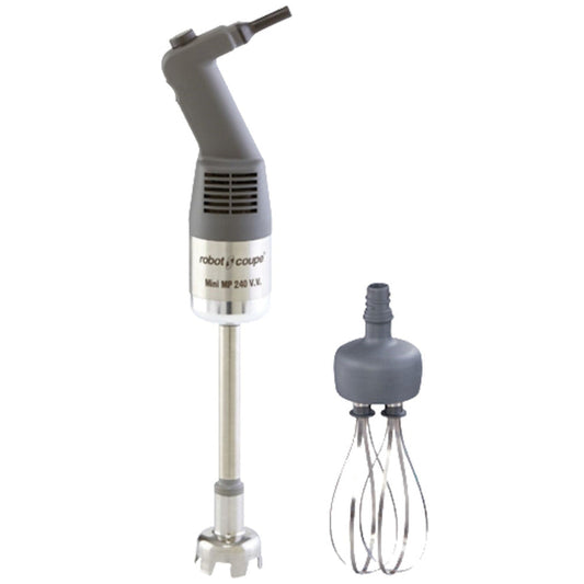 Robot Coupe MMP 240 VV Combi 10" Mini Variable Speed Immersion Blender with Whisk - RCMMP240VVCOMBI