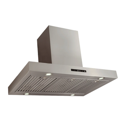 Proline Modern Slim  Island Range Hood, 550 CFM 36-inch, Stainless Steel | Elite Dream Home newest 2025 Designs - PLSI 755F