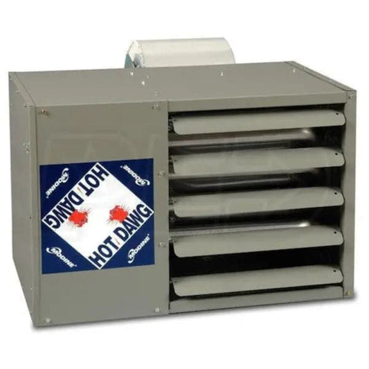 Modine Hot Dawg Garage Heater - 100K BTU/Direct Spark Ignition/LP/Blower/Single Stage w/Aluminized Steel Heat Exchanger