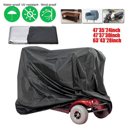 Motorcycle Covers Mobility Scooter Storage Rain Cover Outdoor Uv