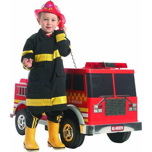 MotoTec Kalee 12V Fire Truck Electric Ride-On