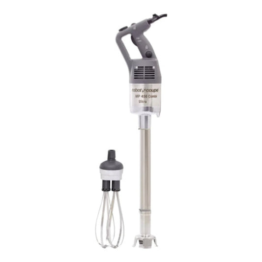 Robot Coupe MP 450 Combi 18" Variable Speed Immersion Blender with 10" Whisk - 120V/720W - MP450COMBI