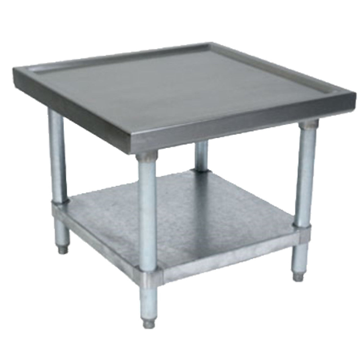 John Boos Heavy-Duty 24" W x 24" D Machine Equipment Stand - JBMS42424SSK