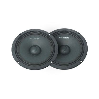 Diamond Audio MS PRO Series 6.5" High Output Midrange Speakers (Pair) - MSPRO65