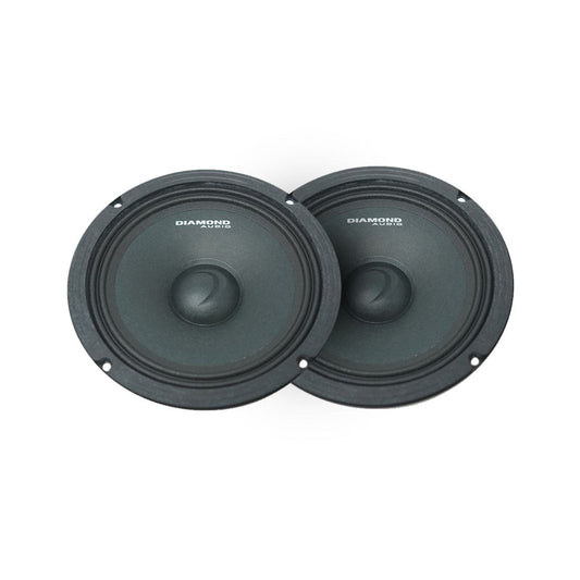 Diamond Audio MS PRO Series 6.5" High Output Midrange Speakers (Pair) - MSPRO65