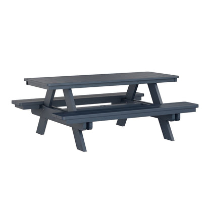 Berlin Gardens Rectangular Picnic Table- PRPT2872BK