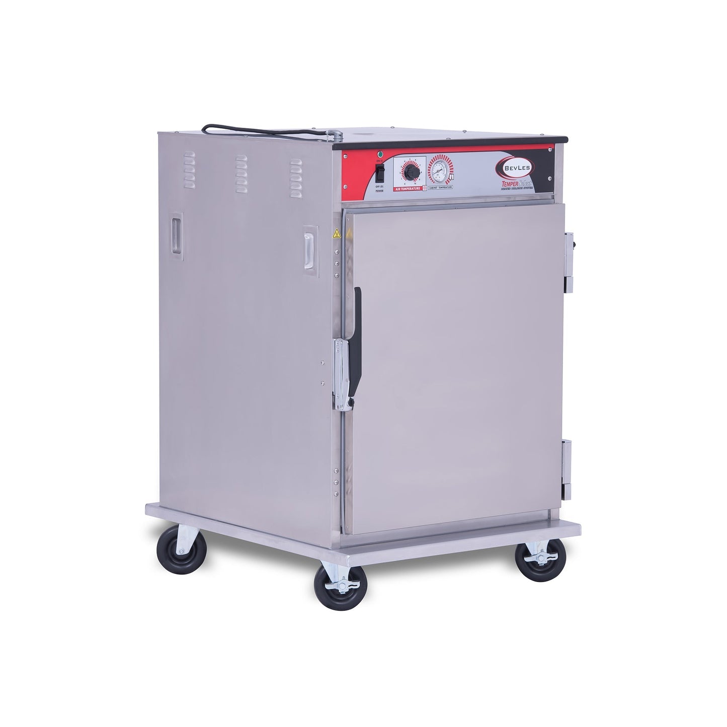 BevLes - HCSS44W61, BevLes Climate Select Half Size Humidity Controlled Insulated Heated Holding Cabinet, Universal Width, 115V, in Silver - HCSS44W61