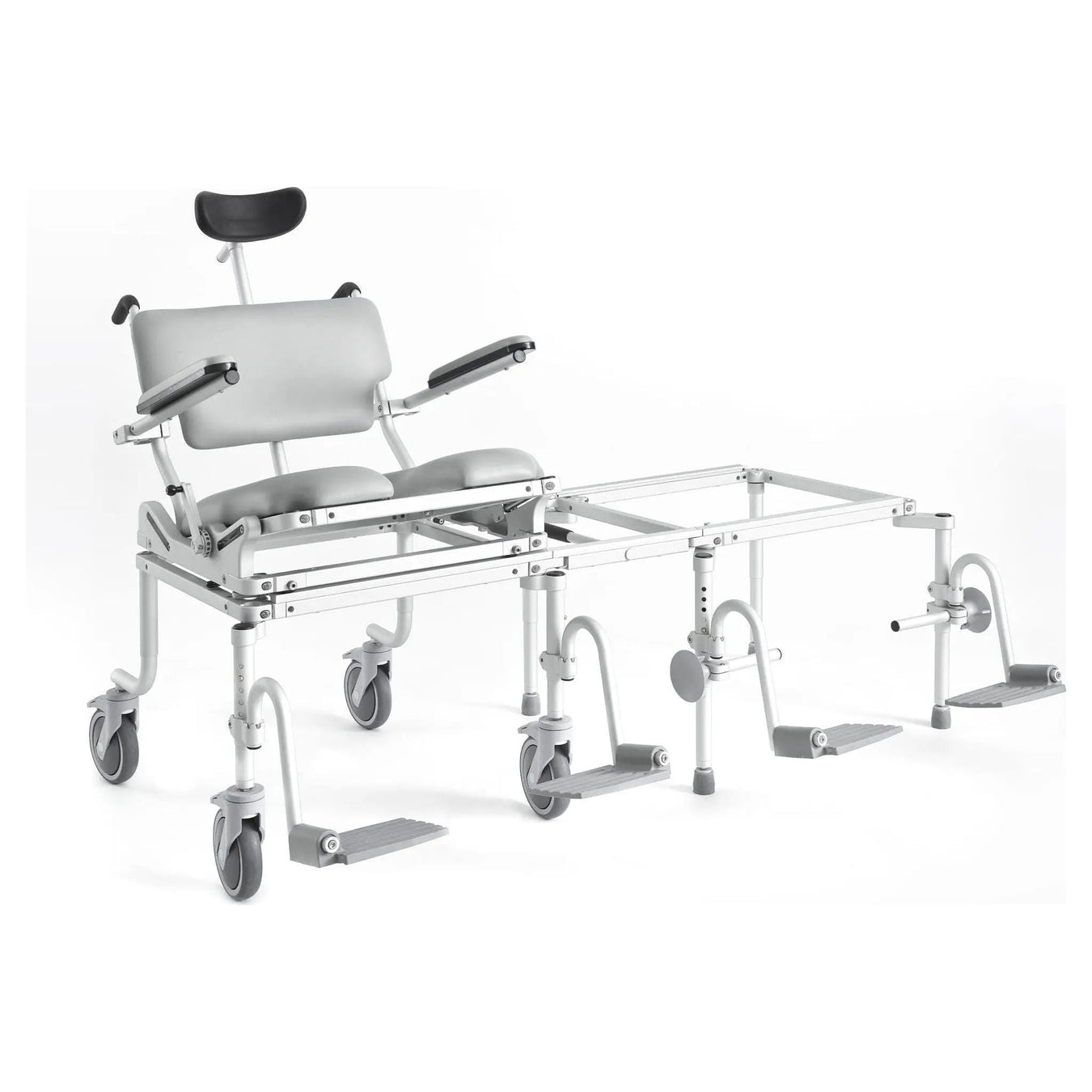 Nuprodx MC6000Tilt Commode Chair With Tub Access Slider And Tilt-In-Space