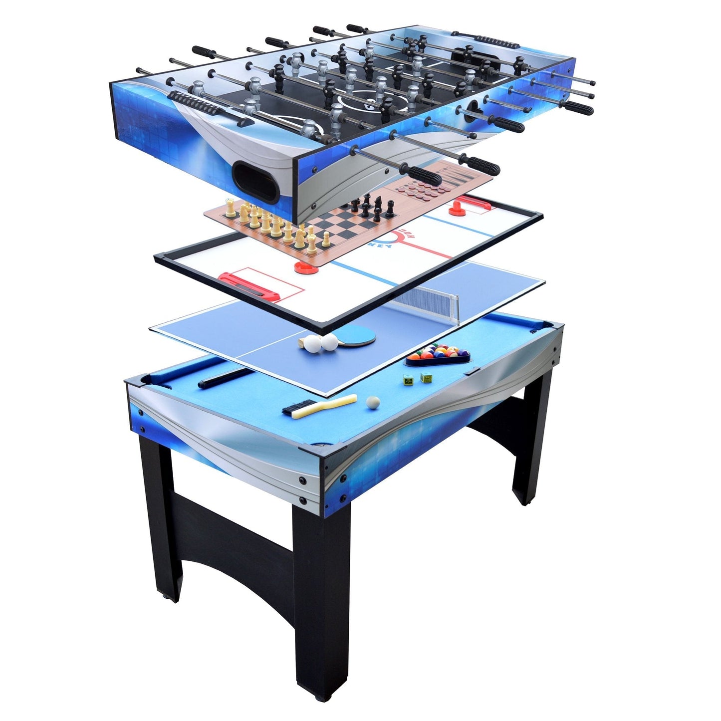 Hathaway Matrix 7 in 1 Multi Game Table 54" - BG1154M