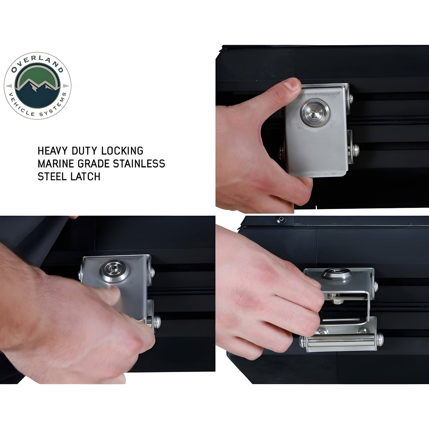 Overland Vehicle Systems Mamba 3 Clamshell Roof Top Tent - 18099901