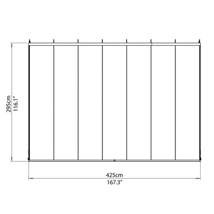 Palram Canopia | SanRemo White Patio Enclosure - HG9066