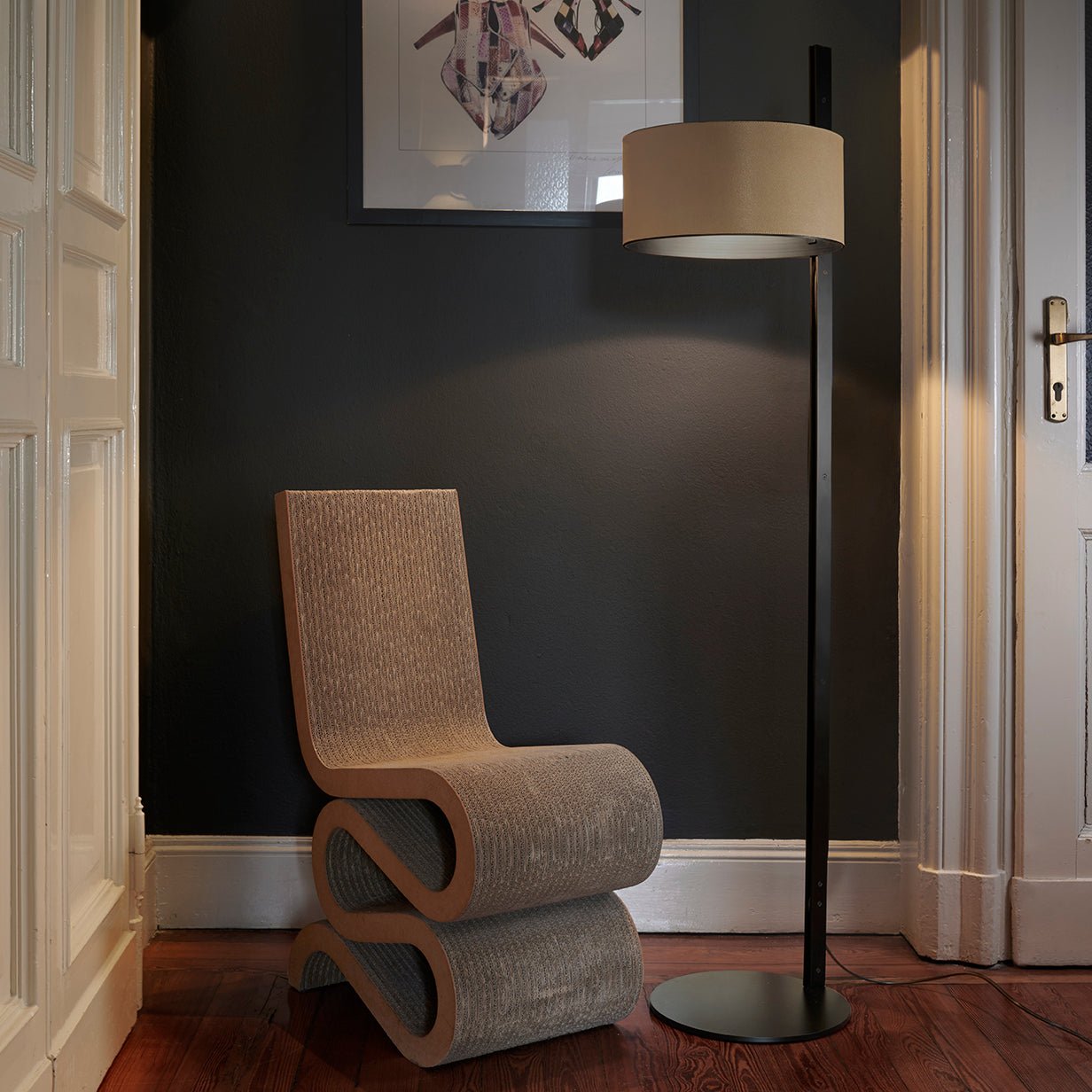 Oluce Parallel Floor Lamp