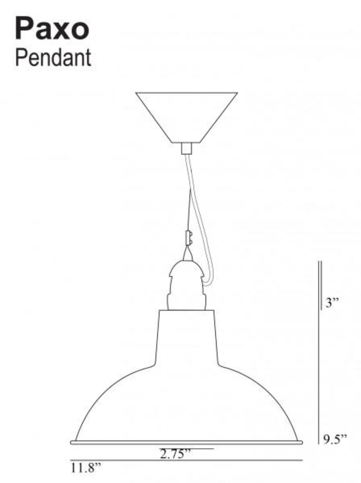 Original BTC Paxo Pendant - Aluminum