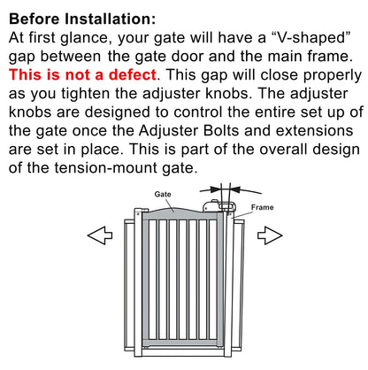 Richell Tall One-Touch Gate II Wide - RI-94934