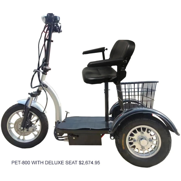 PET Pro Flex 800 3-Wheel Mobility Scooter