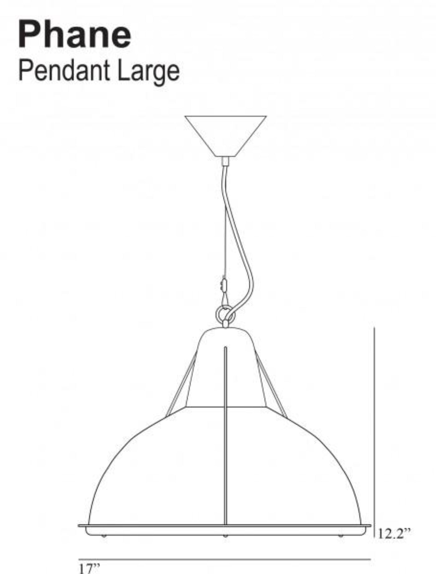 Original BTC Phane Pendant Large