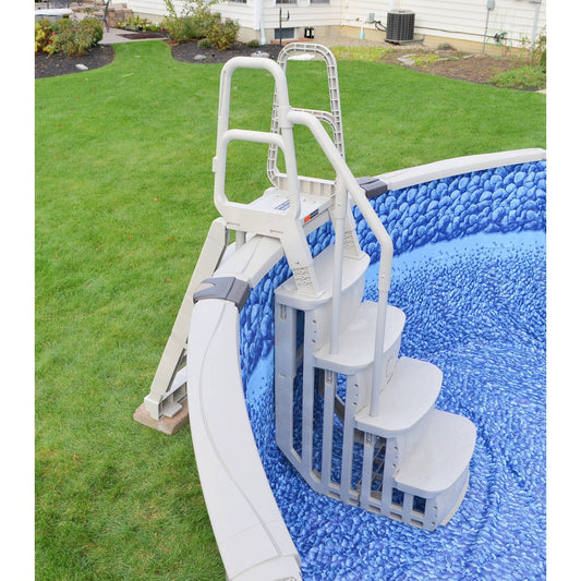 MAIN ACCESS 200100T Above Ground Swimming Pool Smart Step/Ladder System w/ Pad - 59330