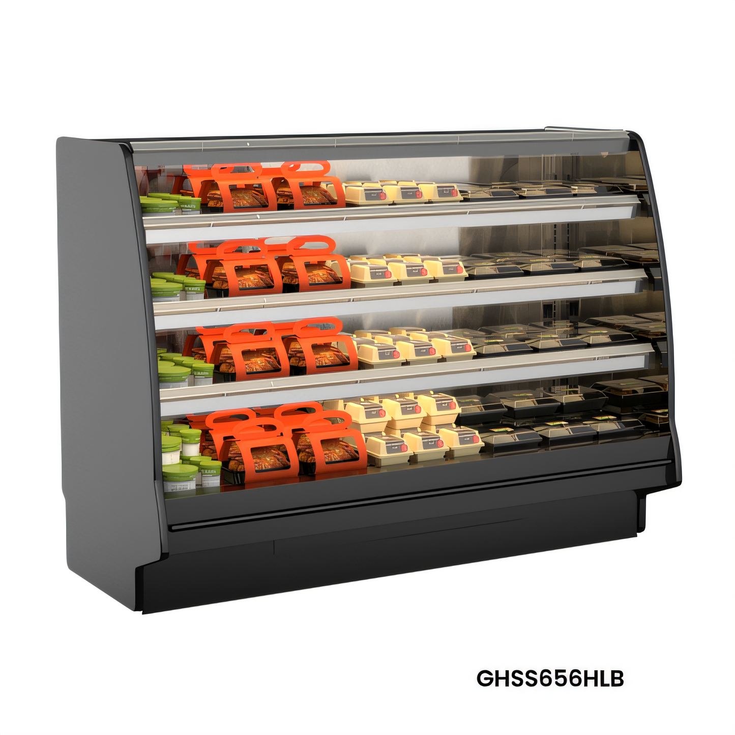 Structural Concepts GHSS456HLB Fusion Hot Food Displays - GHSS456HLB